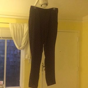 Cropped, elastic waist, Pj-style pants